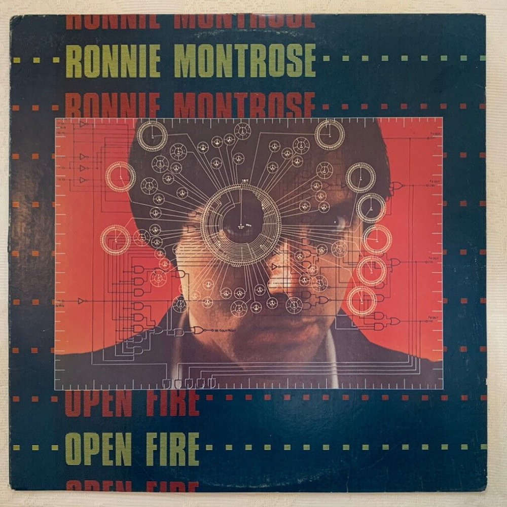 RONNIE MONTROSE OPEN FIRE VINYL LP 1978 BSK 3134 PRODUCED BY EDGAR WINTER VINYL